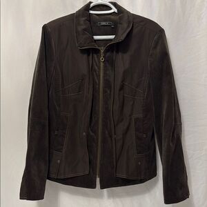 Orly elegant Corduroy Brown Jacket Sz 12